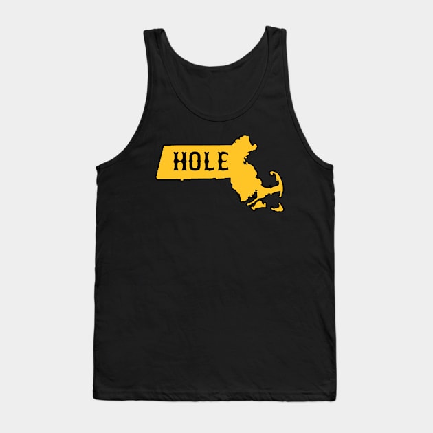 Mass Hole Tank Top by  The best hard hat stickers 